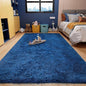 Ophanie Upgrade 4x6 Blue Rugs for Bedroom, Dark Blue Fluffy Shaggy Soft Carpet, Navy Indoor Floor Carpet for Kids Baby Boys Teen Dorm Room, Nursery,Home Decor Aesthetic