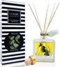 LOVSPA Reed Diffuser Set, Revive Eucalyptus Scented Oil Diffuser with Sticks, Home Fragrance Accessories for Bathroom Shelf Decor, Aroma Diffusers for Home or Office Desk, USA Made