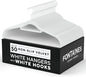 Fontaines Luxury White Velvet Felt Non Slip Clothes Hangers 50 Pack - Ultra Slim & Space Saving - Heavy Duty Swivel Hook for Clothing, Suit, Top, Tie, Shirt, Skirt & Pant Organization