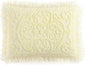 Beatrice Home Fashions Medallion Chenille Bedspread, King Sham, Yellow