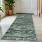 2x5 Modern Abstract Runner Rug for Hallways, Dark Green Super Soft Hallway Decor Kitchen Rugs with Non-Slip, Non-Shedding Washable Rug for Hallways Entryway Bedroom Indoor