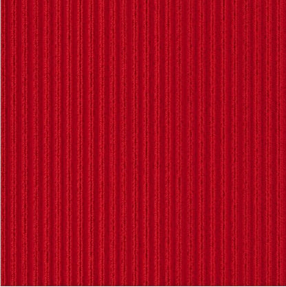 Ottomanson 3'11" x 44' Hallway Runner with Scraper Pile - Extra Durable Non-Slip Rug Mat for Indoor & Outdoor Use - Ideal for Kitchen, Entryway & Garage - High-Traffic Carpet, Red