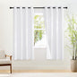 NICETOWN Pure White 100% Blackout Curtains 72 inches Long with White Liner, Grommet Thermal Drapes Privacy Window Treatments for Bedroom/Night Shift, 1 Panel, W52 x L72