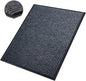 Front Door Mat,3'x4'Indoor Outdoor Door Mat,Heavy Duty Durable Welcome,Commercial Floor Mats Inside Outside Entrance, Waterproof All-Season, All-Weather Non Slip Backing Doormat for Entryway,Black