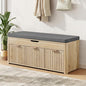 Shoe Bench with Storage - Lift Top Entryway Bench with Hidden Storage, Shoe Rack with Adjustable Shelves and Cushioned Seat, Wooden End of Bed Bench for Bedroom, Living Room and Hallway,Nature
