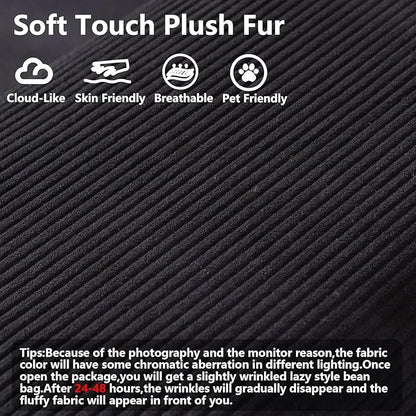 79'' Convertible Sleeper Sofa Bed, 3-in-1 Foldable Floor Couch with Corduroy Upholstery, No Assembly Loveseat, Light Brown Lounge Mattress for Living Room, Studio, Guest Room (Black)