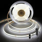 COB LED Strip 5m,16.4ft LED Strip Lights,Touch Dimmable LED Strips,CRI90+,6000K Daylight White LED Tape Lights,1600LEDs,24V cob led,Indoor for Bedroom,Kitchen,TV,Mirror,Cabinet