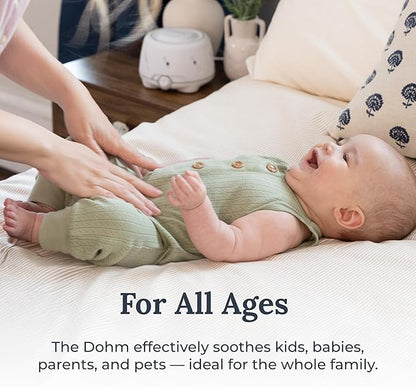 Yogasleep Dohm (Charcoal) The Original White Noise Machine, Relaxing Natural Sound from a Real Fan, Noise Cancelling for Office Privacy, Sleep Aid for Adults & Baby, Travel Size Pink Noise Machine