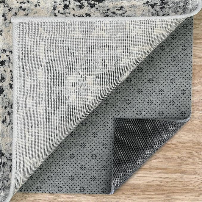 LINLA Dual Surface Felt+Rubber Non-Slip Rug Pad, 2'x3', 1/4" Thick, Strong Grip Cushioning Support Pad, Double-Side Anti-Skid, Safe for All Floor and Finishes, Extra Comfort