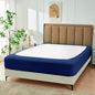 Biscaynebay Decorative Box Spring Cover King & Cal King Size, Navy Luxurious Jersey Knitting Stretchy Wrap Around 4 Sides Bed Skirt for Home/Hotels, Easy Fit Wrinkle & Fade Free Machine Washable