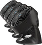 Vornado Small Room Fan | 2 Speed Settings | Adjustable Tilt Head | Air Circulator | Black | Pack of 4