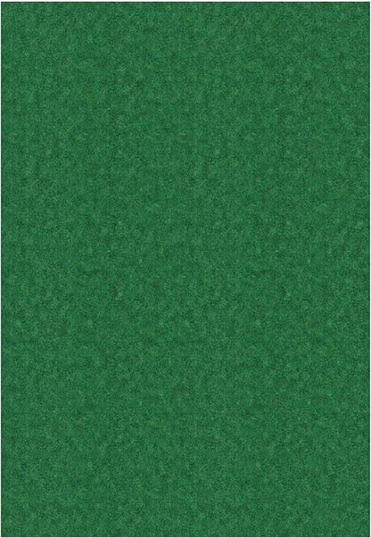 Ottomanson 6'6" x 38' Hallway Runner with Scraper Pile - Extra Durable Non-Slip Rug Mat for Indoor & Outdoor Use - Ideal for Kitchen, Entryway & Garage - High-Traffic Carpet, Green