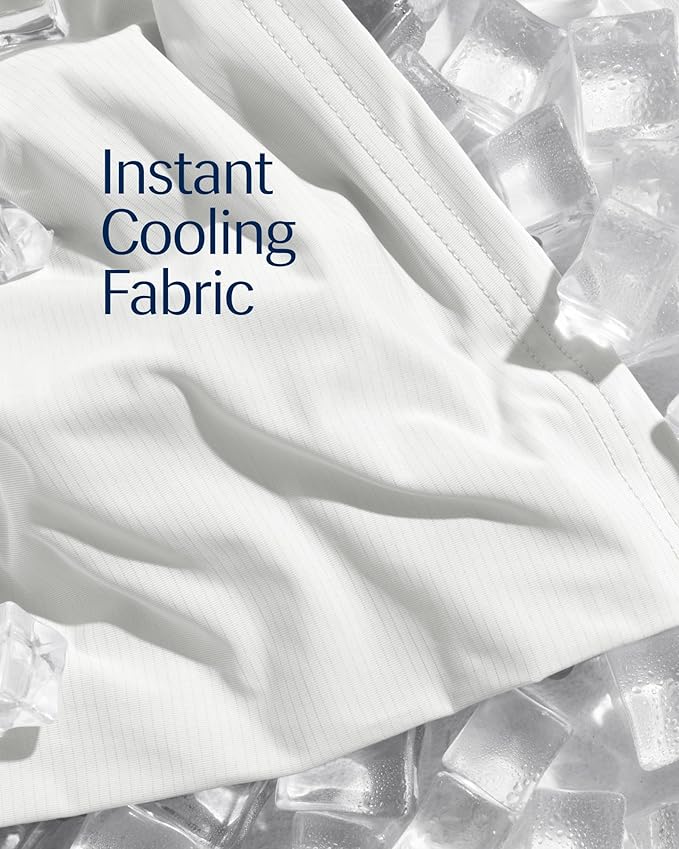 REST® Evercool®+ Top Sheet, Full/Queen Size, Arctic White, 93"X108" (1 Flat Sheet only)