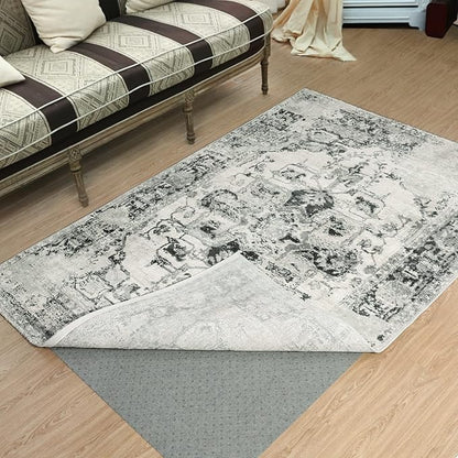 LINLA Dual Surface Felt+Rubber Non-Slip Rug Pad, 2'x3', 1/4" Thick, Strong Grip Cushioning Support Pad, Double-Side Anti-Skid, Safe for All Floor and Finishes, Extra Comfort