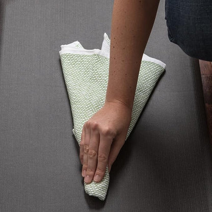 NewLife by GelPro Ergo-Foam Cushioned Anti-Fatigue Standing Kitchen Floor Mat, Padded Stain-Resistant, Waterproof, Non-Slip Comfort Padded Desk/Office Mat - 20" x 32", Grasscloth Charcoal