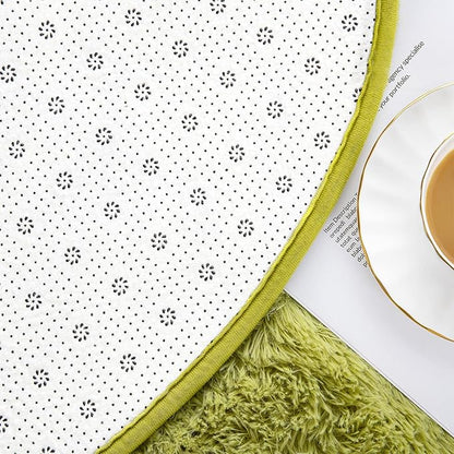 Noahas Ultra Soft Fluffy Bedroom Rugs Kids Room Carpet Modern Shaggy Area Rugs Home Decor 2.6' X 5.3', Green