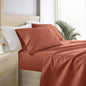 Linen Market Bed Sheets for Twin Size Bed (Clay) - Sleep Better Than Ever with These Soft and Cooling Twin Sheets - Deep Pocket Fits 16" Thick Beds - 4 Piece Twin Sheet Set