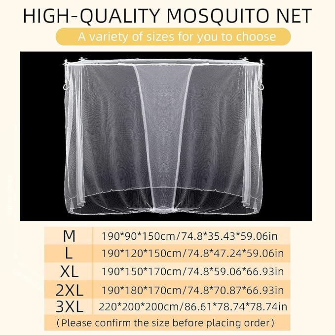 4 Corners Mosquito Net for Mosquiteros para Camas Bed Canopies Netting Bed Drapes Rectangular Mosquito Mesh for Camping Home Outdoor Travel(White,L75 X W59 X H67 Inch,1 Opening)