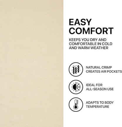 | Wool Blanket/Throw | 100% New Zealand Wool | Perfect for Home and Outdoors | Virgin Wool Throw with Fringes 75"x87" (190 x 220 cm)