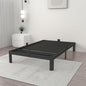 ITIMIDI 10 Inch Twin Size Bed Frames, Platform Bed with Metal Gaskets, Metal Bedframe No Box Spring Needed, DIY Headboard, Anti-Slip Mattress Stopper, Round Corner Leg, Easy Assembly, Black