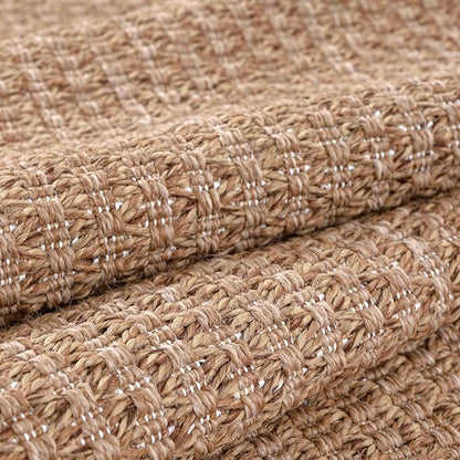 Easy Jute Door Mat 2x3 Indoor Outdoor Natural Rugs Solid Fiber Rug Woven Area Rug Boho Easy Clean Inside Carpet for Living Room Bedroom Dining Room Hallway or Outdoor Patio Porch (2 X 3 Natural)