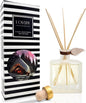 LOVSPA Reed Diffuser Set, Christmas Cabin Scented Oil Diffuser with Sticks, Home Fragrance Accessories for Bathroom Shelf Decor, Aroma Diffusers for Home or Office Desk, USA Made