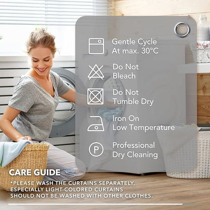 Deconovo Blackout Curtains, Thermal Insulated, W42 x L63 2 Panels, Back Tab, Machine Washable, Room-Darkening Drapes for Bedroom/Living Room Turquoise