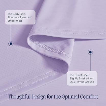 REST® Evercool®+ Top Sheet, Cali King/King Size, Lavender Breeze, 104"X108" (1 Flat Sheet only)