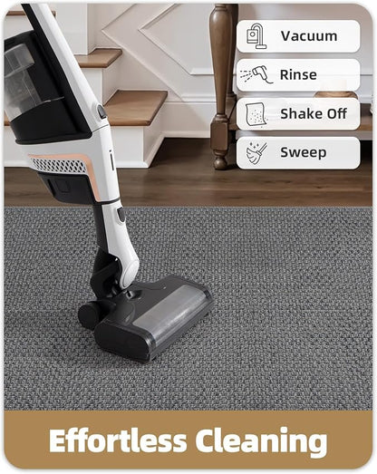 Color&Geometry Door Mat 2'2"x7'11" Runner Rug with Rubber Backing, Non Slip Washable Hallway Kitchen, Carpet Runners for Hallway Living Room Bedroom, Light Grey (Rolled-up NO Creases)