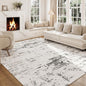 Area Rugs 6x9 Rug for Living Room - Machine Washable Neutral Modern Abstract Soft Rugs for Dining Room Floor Non-Shedding Carpets for Bedroom Farmhouse Home Office Decor