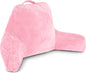 Husband Pillow Pink, Original Reading Pillow in Bed Rest Chair, Shredded Memory Foam Large Lounge Cushion Adult Backrest with Arms, Comfy Back Support for Sit Sitting Up, Washable/Removable Cover