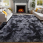 PAGISOFE Area Rugs 9x12 Living Room, Machine Washable Dark Grey Shag Rugs for Bedroom, Extra Large Thick Gray Fluffy Nursery Carpet Boys Girls Dorm Pastel Rugs for Kids Room Home Decor Aesthetic