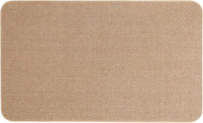 House, Home and More Skid-Resistant Carpet Indoor Area Rug Floor Mat - Pebble Beige - 3 Ft X 5 Ft - Non Slip Rubber Backing, Stain Resistant, Dog Friendly, Living Room Bedroom Kitchen Entryway