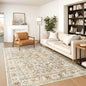zesthome Area Rugs 6x9, Large Rugs for Living Room, Stain Resistant Washable Rug, Rugs for Bedroom with Non Slip Backing, Ultra-Thin Vintage 6x9 Area Rug