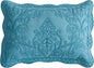 CHIXIN Microfiber Standard Pillow Shams Set of 2 - Decorative Quilted Pillow Covers - Lagoon - Size (20" x 26")