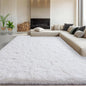 9x12 Large White Fluffy Area Rugs for Living Room, Soft Big Plush Shag Rug for Bedroom, Cozy Fuzzy Shaggy Rugs for Nursery Kids Girls Boys Room, Dorm, Home Decor, Non-Slip Modern Indoor Floor Carpet