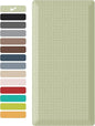 Ophanie Kitchen mats for Floor, 3/4 inch Thick, Kitchen Rugs, 20''x48'' Anti Fatigue Standing Cushioned Mat, Waterproof,Comfort Ergonomic mat for Office, Home, Sink, Sage Green Non-Slip Bottom
