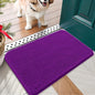 OLANLY Dog Door Mat for Muddy Paws 30x17, Absorbs Moisture and Dirt, Absorbent Non-Slip Washable Doormat, Quick Dry Chenille Mud Mat for Dogs, Entry Indoor Entryway Carpet for Inside Floor, Purple