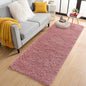 OLANLY 2x6 Machine Washable Runner Rugs for Hallway, Soft Fluffy Shaggy Bedside Rugs for Bedroom, Living Room, Indoor Floor Carpet for Kids Girls Boys, Nursery Rooms, Home Decor Aesthetic, Pale Pink