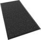 Front Door Mat, 72" x 36" Heavy Duty Indoor Outdoor Doormat, Non-Slip Welcome Mats for Entryway, Rubber Backing Low Profile Commercial Door Mats, Black Stripe