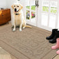 FONEYI Indoor Door Mat 32" x 48", Dirt Trapper Door Mats Non-Slip Entryway Rugs Washable, Absorbent Resist Dirt Welcome Mat, Low Profile Inside Floor Mats for Front Back Door and Entryway, Beige