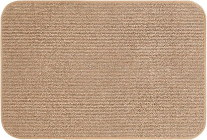 House, Home and More Skid-Resistant Carpet Indoor Area Rug Floor Mat - Pebble Beige - 2 Ft X 3 Ft - Non Slip Rubber Backing, Stain Resistant, Dog Friendly, Living Room Bedroom Kitchen Entryway
