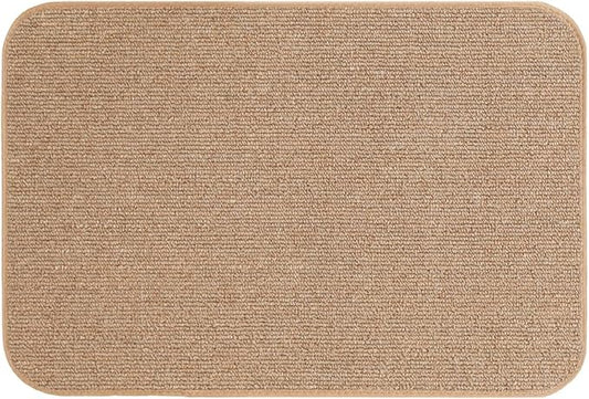 House, Home and More Skid-Resistant Carpet Indoor Area Rug Floor Mat - Pebble Beige - 2 Ft X 3 Ft - Non Slip Rubber Backing, Stain Resistant, Dog Friendly, Living Room Bedroom Kitchen Entryway