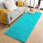 OLANLY 2x6 Machine Washable Runner Rugs for Hallway, Soft Fluffy Shaggy Bedside Rugs for Bedroom, Living Room, Indoor Floor Carpet for Kids Girls Boys, Nursery Rooms, Home Decor Aesthetic, Teal Blue