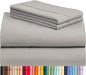 LuxClub 4 PC California King Sheet Set, Deep Pockets Wrinkle Free Cooling Bed Sheets Hotel Bedding for Women, Men, Includes 1 Fitted Sheet, 1 Flat Sheet and 2 Pillowcases-Light Taupe