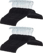 Amazon Basics Slim, Velvet, Non-Slip Shirt Clothes Hangers, Pack of 100, Black