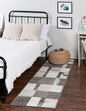 Unique Loom Autumn Collection Area Rug - Providence (2' 7" x 12' Runner, Gray/ Ivory)