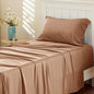 Bedsure Cooling Sheets Twin XL, Rayon Derived from Bamboo, Breathable & Soft Twin XL Sheet Sets, Deep Pocket Up to 16 Inches, Hotel Luxury Silky Dorm Bedding for Hot Sleepers, Khaki