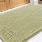 OLANLY Dog Door Mat for Muddy Paws 30x20, Absorbs Moisture and Dirt, Absorbent Non-Slip Washable Doormat, Quick Dry Chenille Mud Mat for Dogs, Entry Indoor Entryway Carpet for Inside Floor, Vanilla