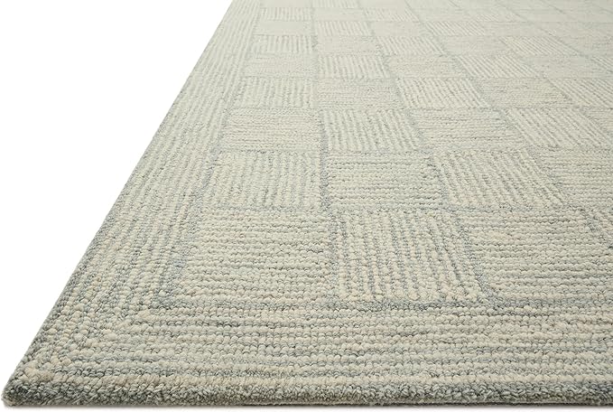Loloi Chris Loves Julia Francis Collection FRA-03 Silver/Sky 8'-6" x 12' Area Rug